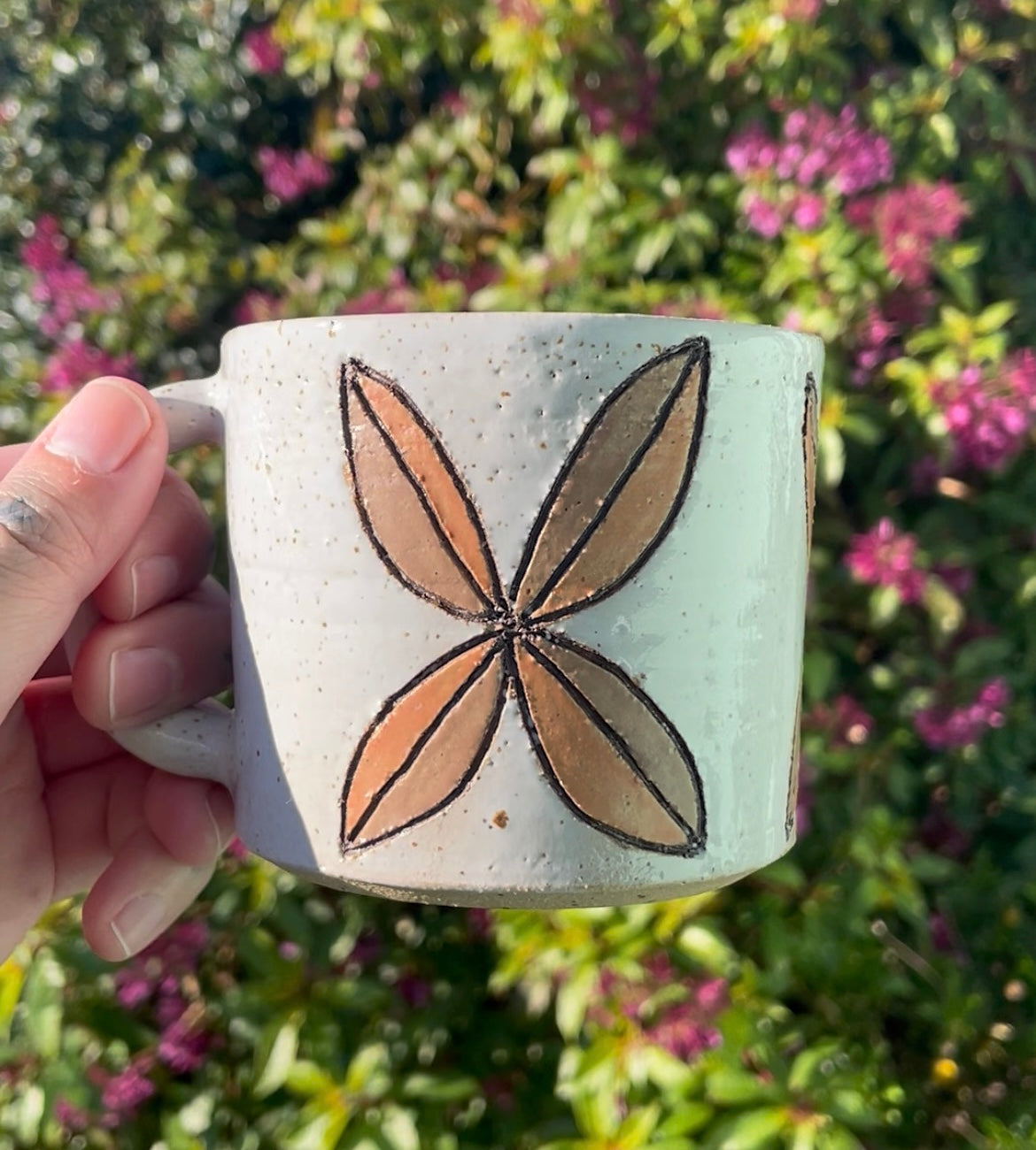 Hand Carved Siapo Mug (195) by MASINA CREATIVE