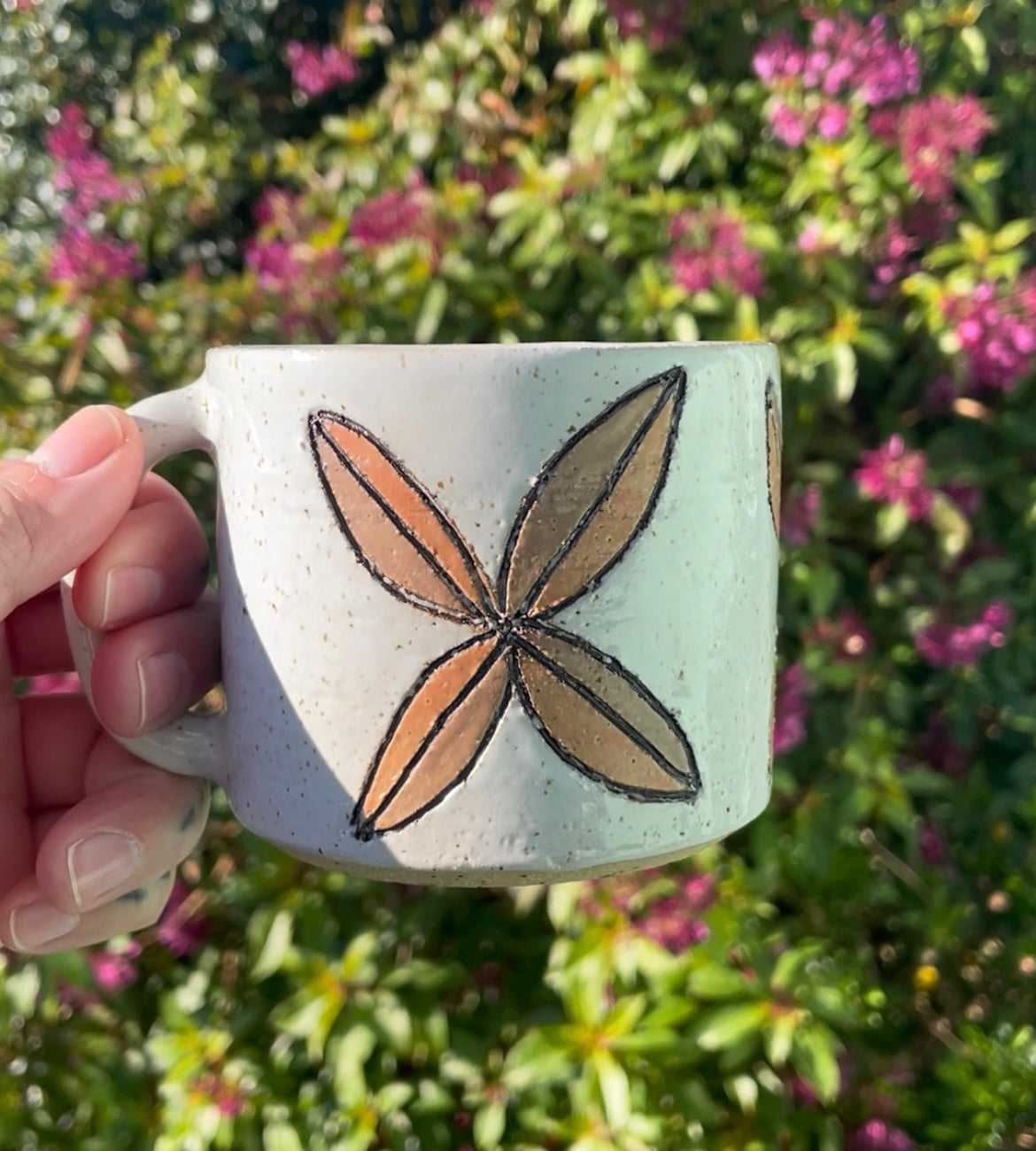 Hand Carved Siapo Mug (196) by MASINA CREATIVE