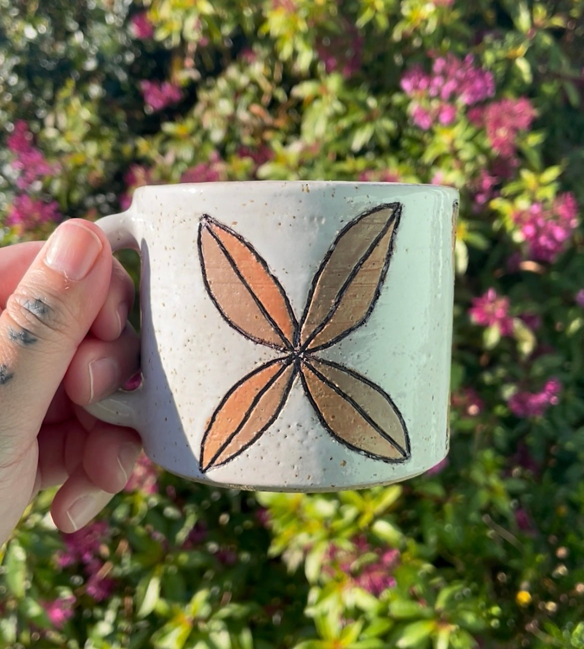 Hand Carved Siapo Mug (197) by MASINA CREATIVE