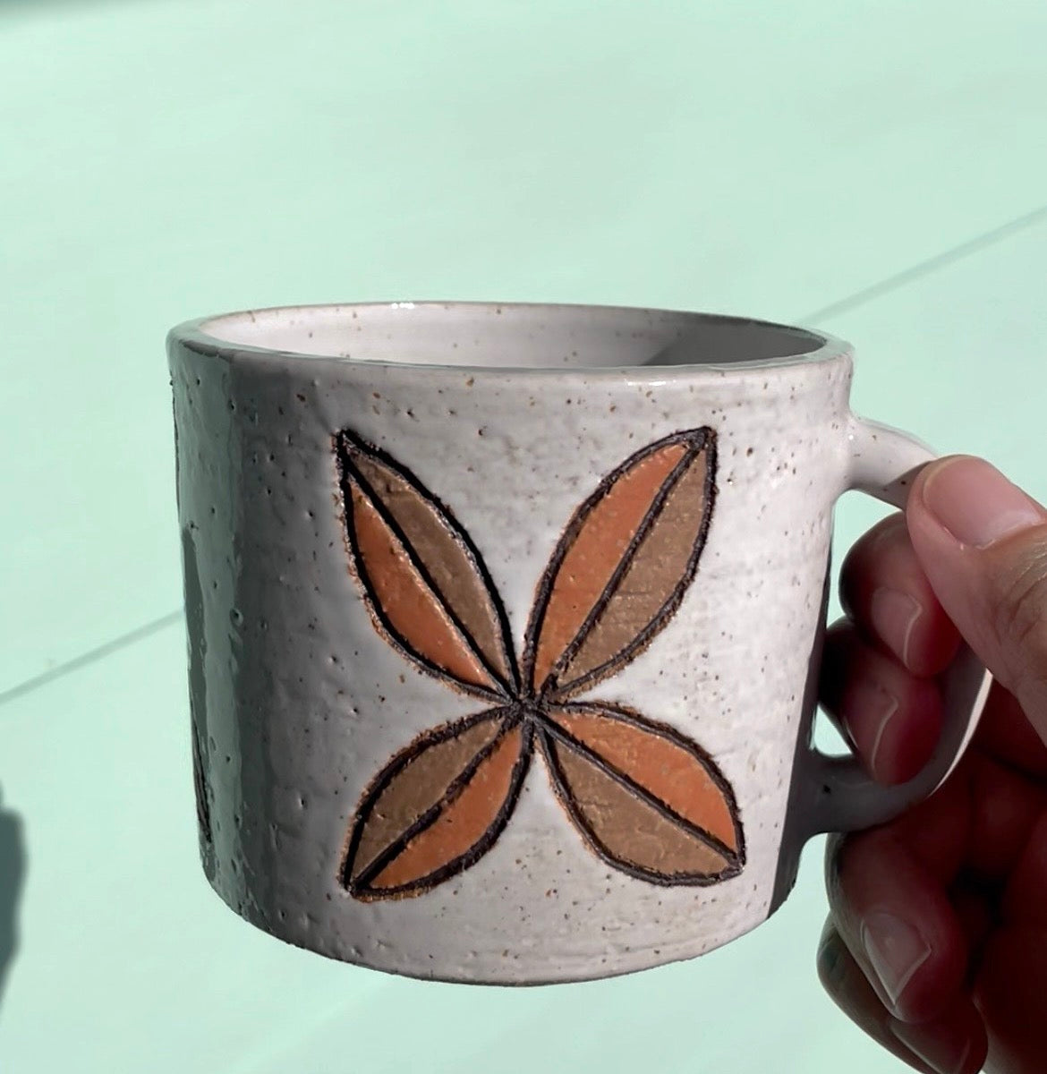 Hand Carved Siapo Mug (232) by MASINA CREATIVE