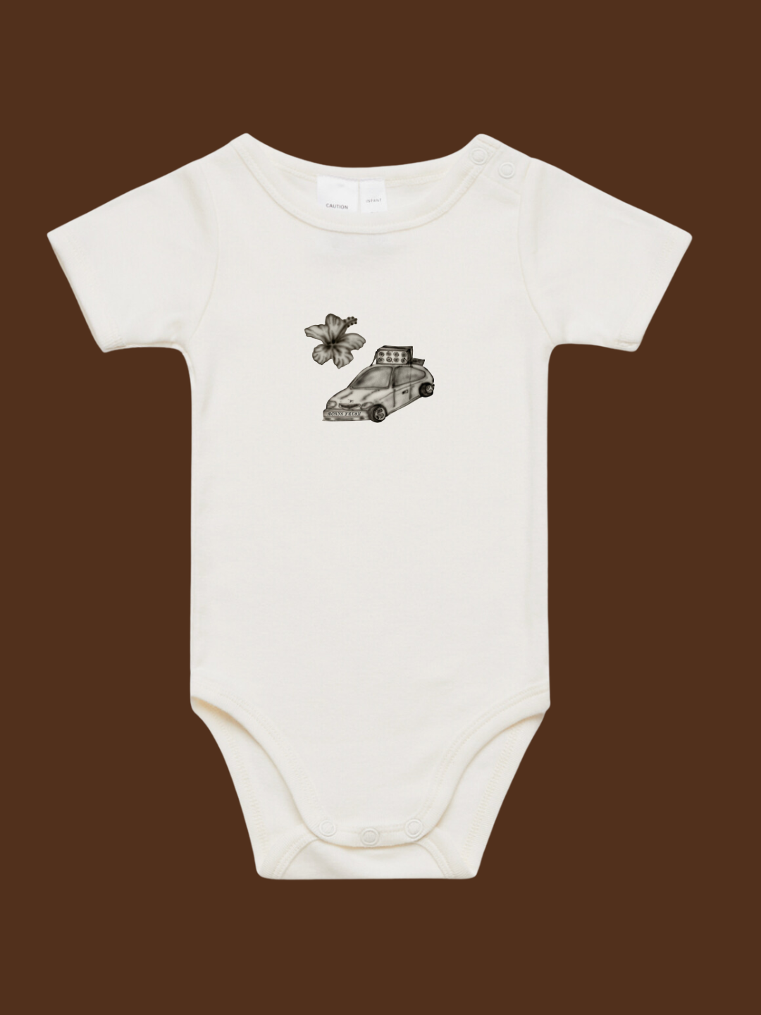 Moana Fresh Hibiscus Siren Car Onesie - Pre-Order
