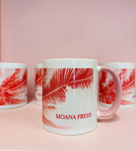 Moana Fresh Mug - Pink Coconut Palms