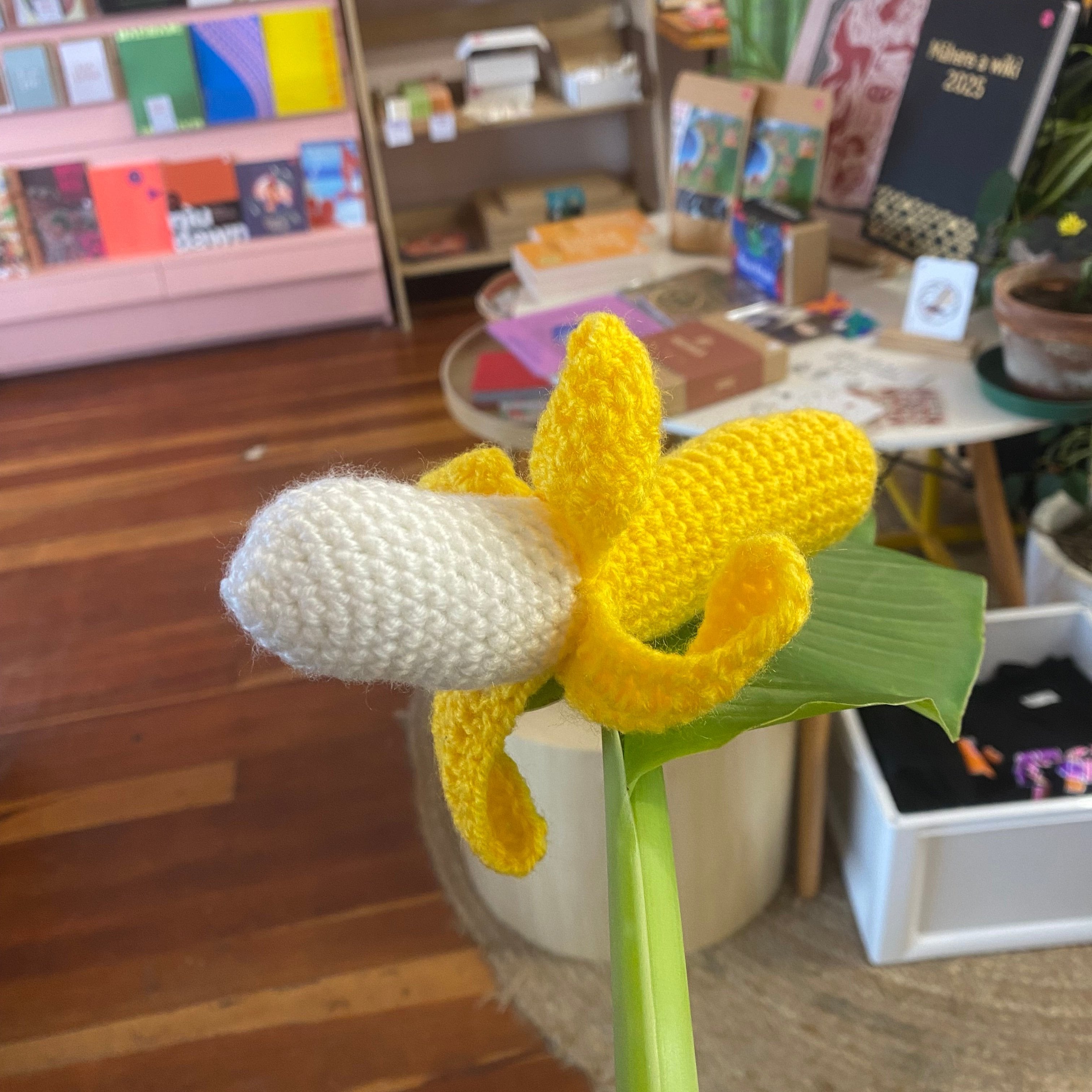 Banana Crocheted by Lizzie Luamanu