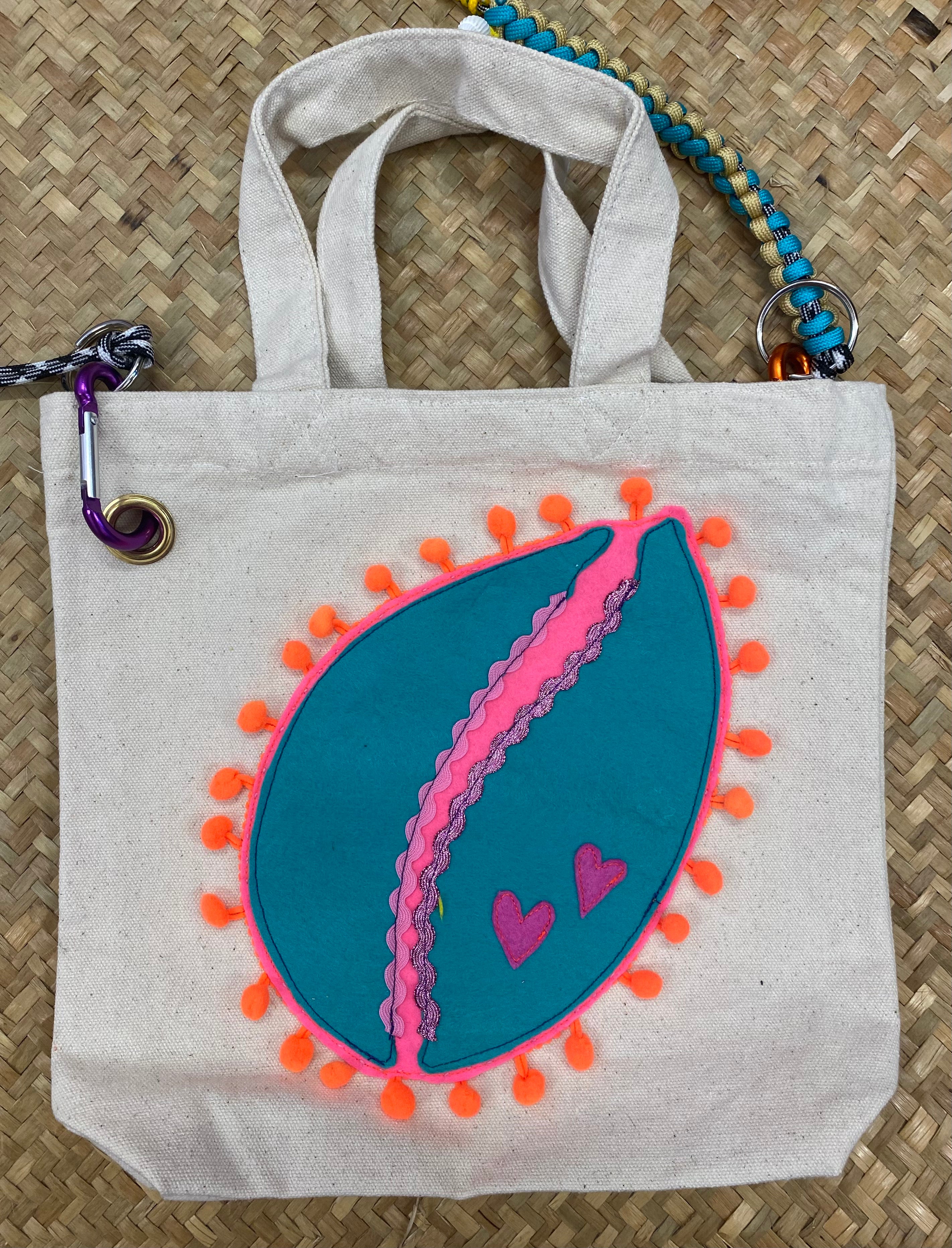 Patched Canvas Bags