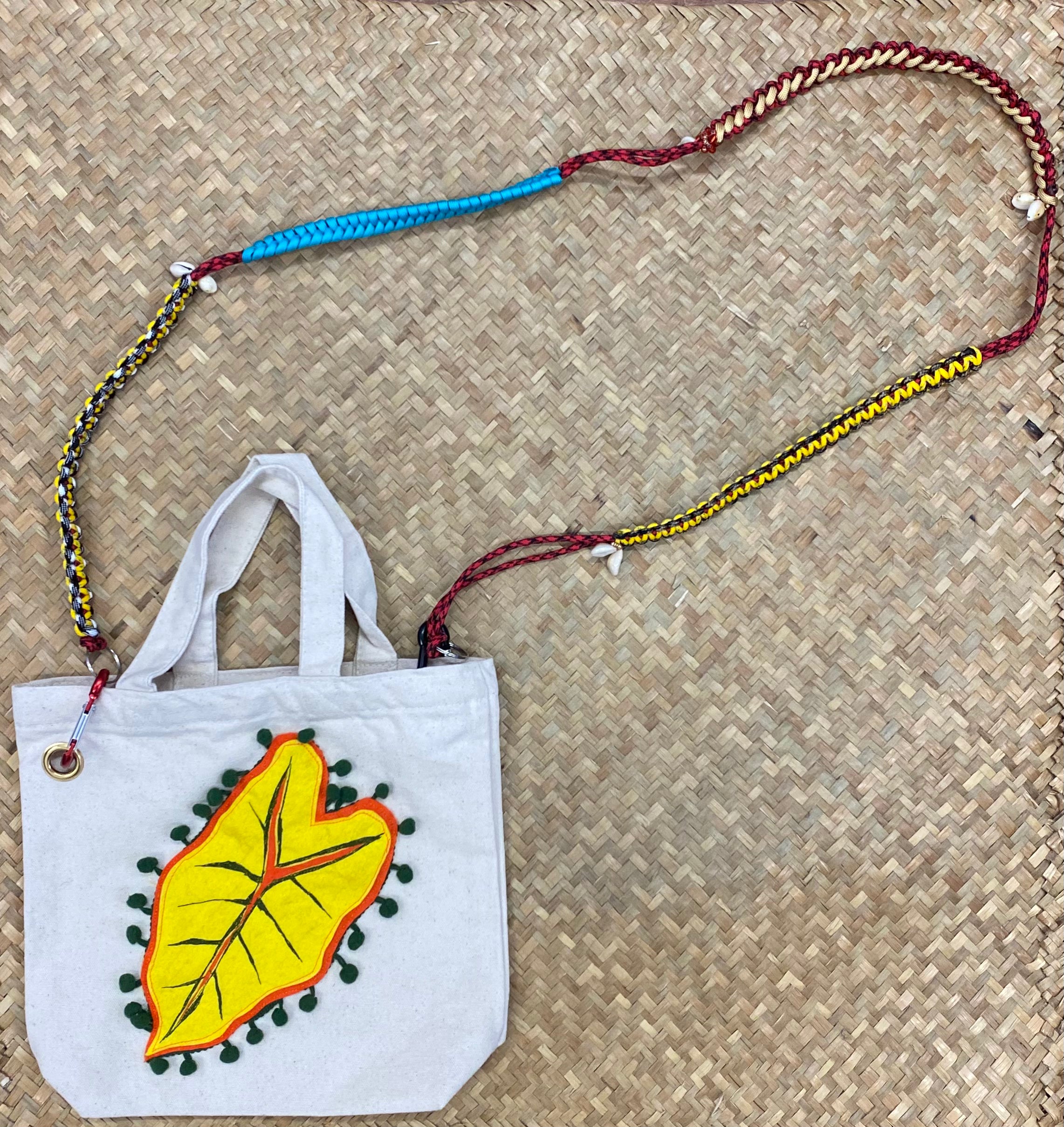 Patched Canvas Bag