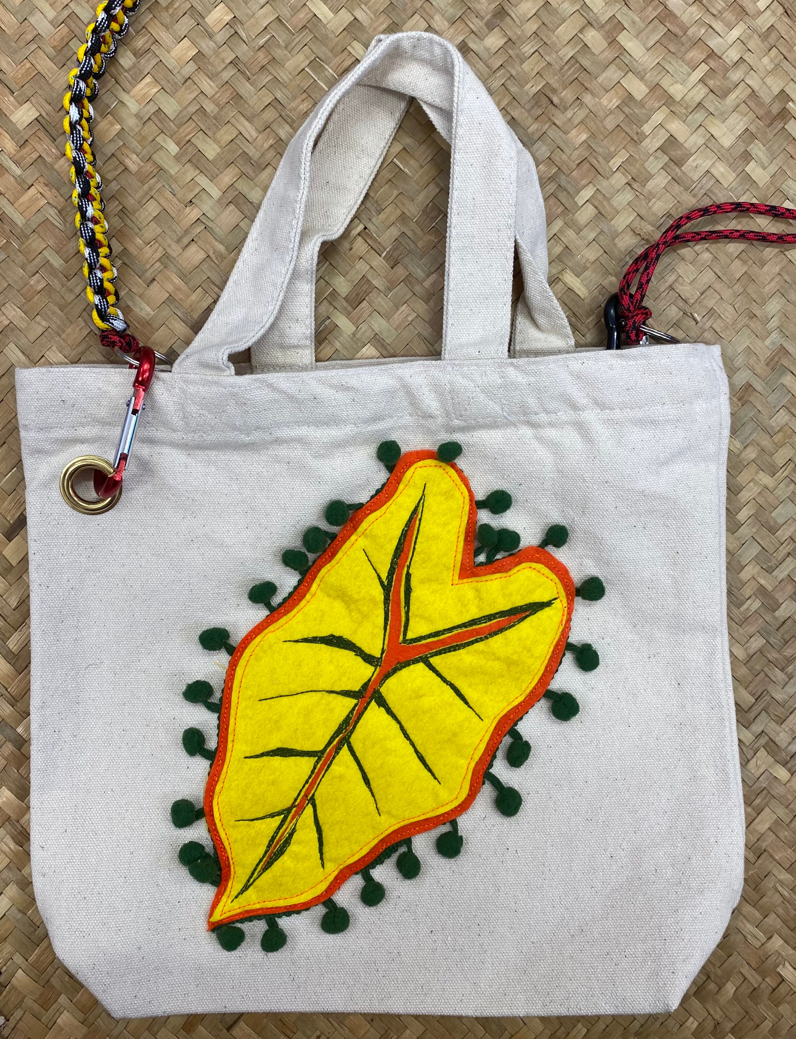 Patched Canvas Bag