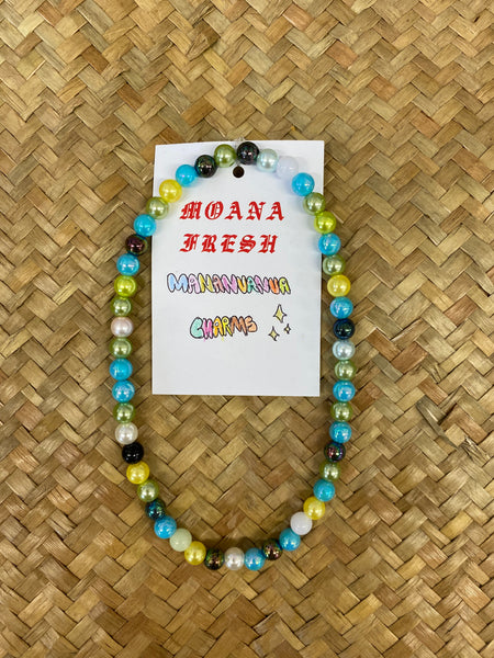 Phone Charms - Multi-Colour Pearl- by Mananuanua Charms