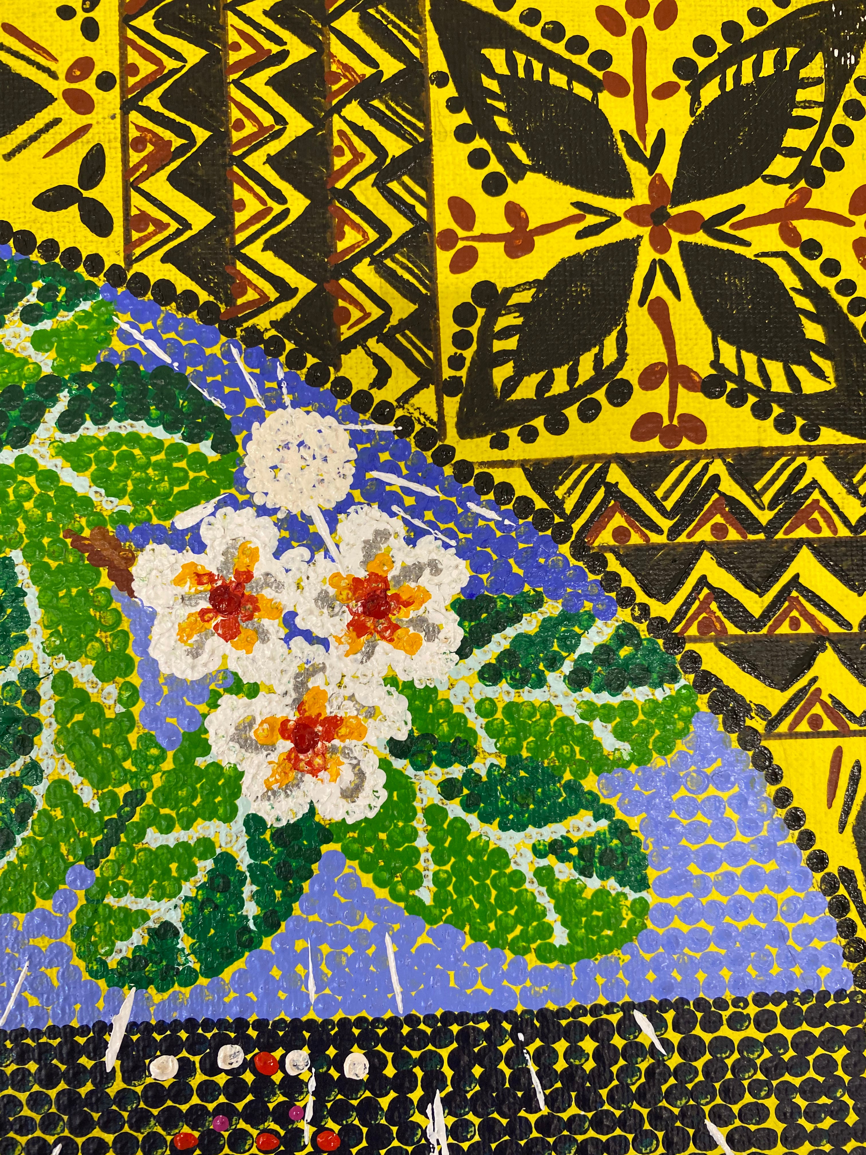 O Le Pua- original painting by Pusi Urale