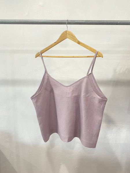 Jaq Cami in Lavender Linen by Papa Clothing