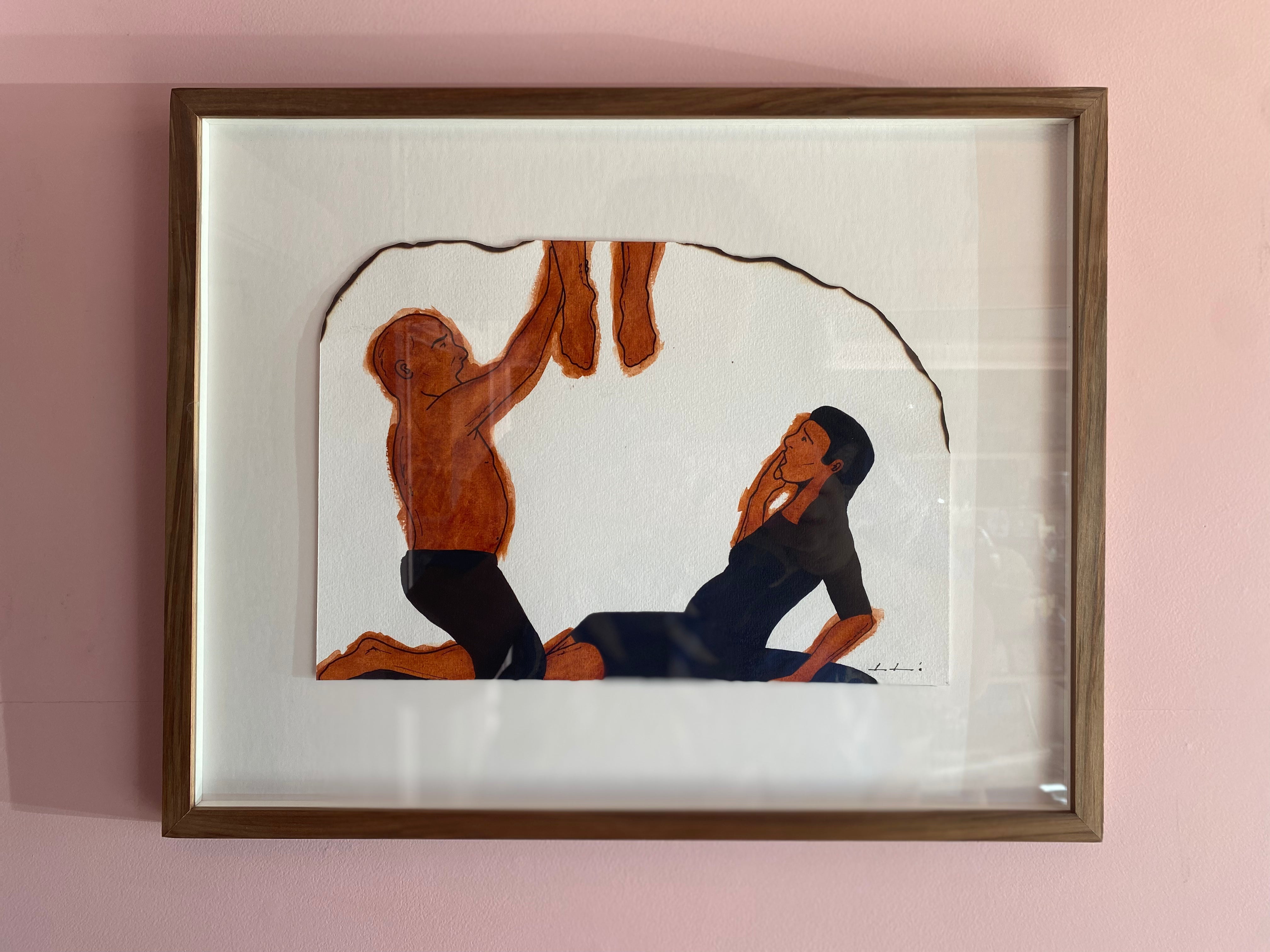 Unimagined Conversations Series- Original Paintings by Andy Leleisi'uao