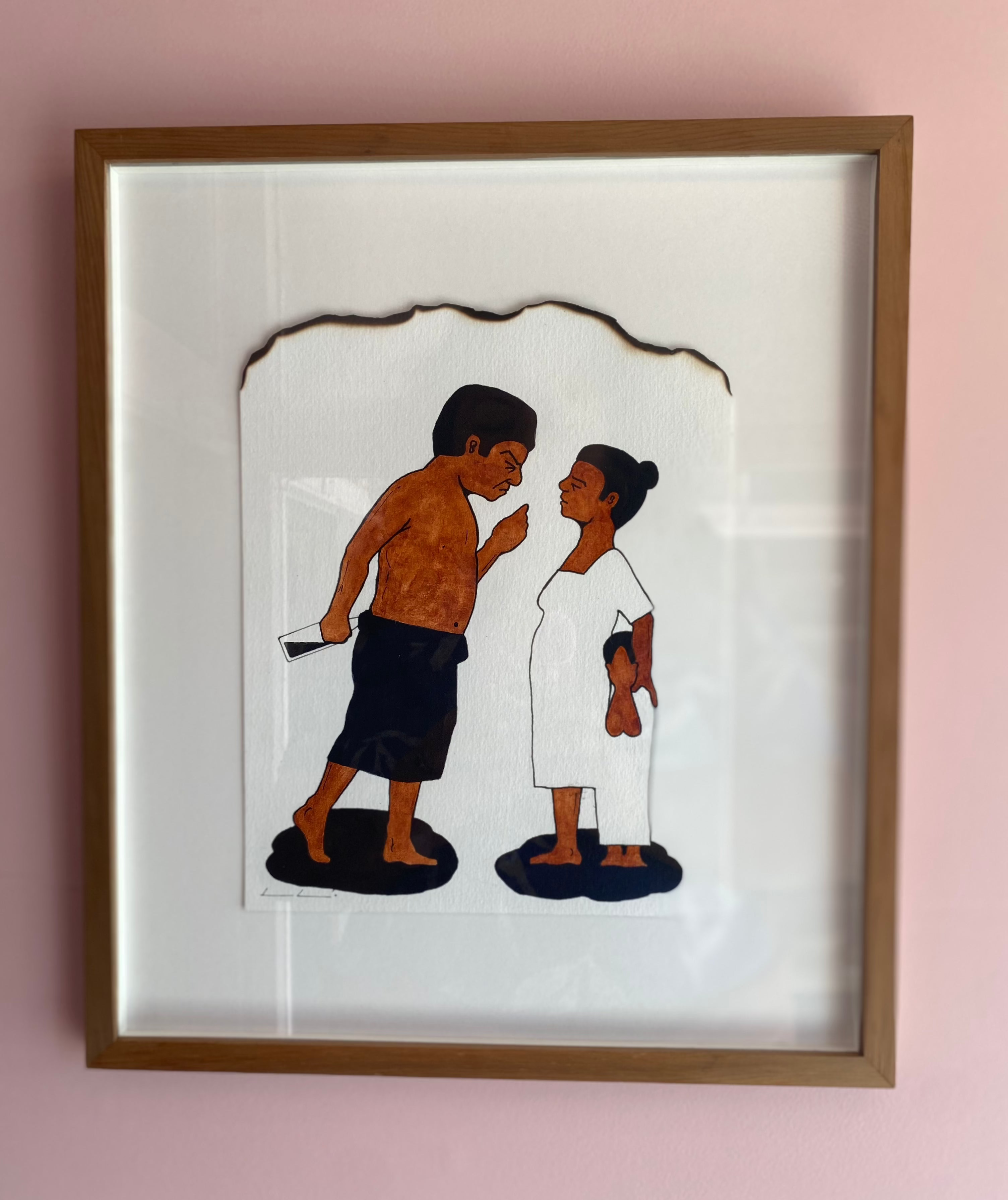 Unimagined Conversations Series- Original Paintings by Andy Leleisi'uao