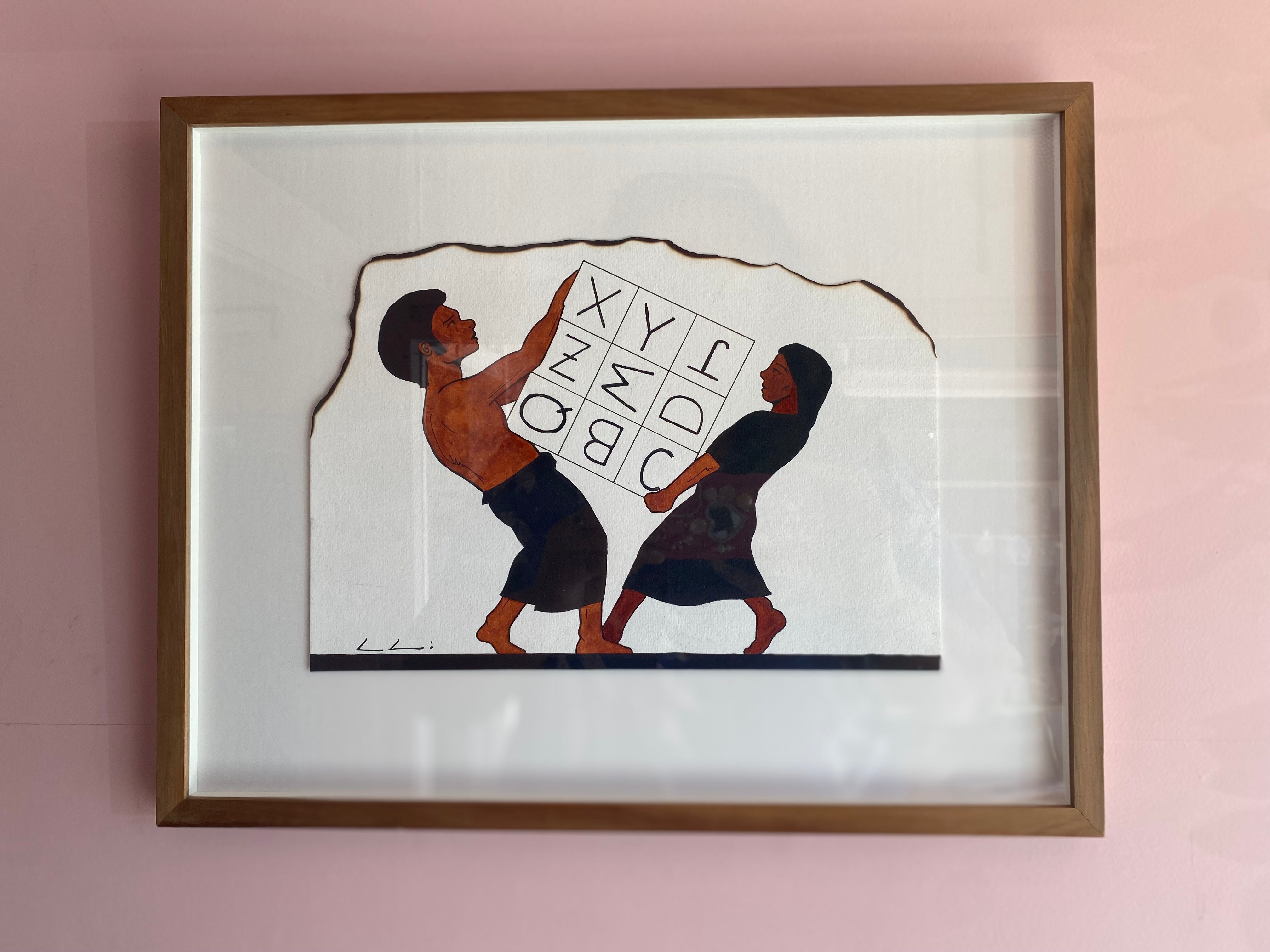 Unimagined Conversations Series- Original Paintings by Andy Leleisi'uao