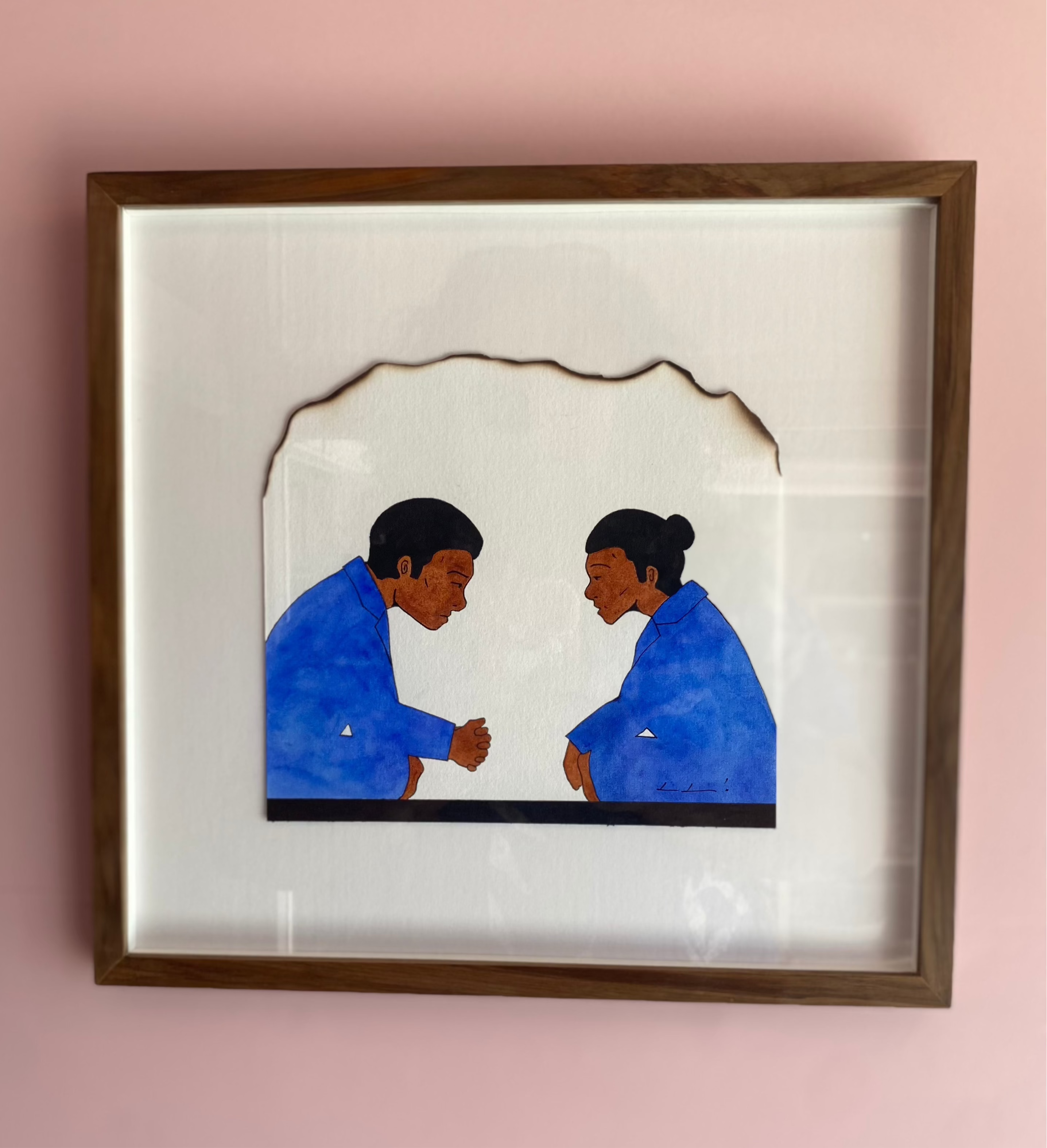 Unimagined Conversations Series- Original Paintings by Andy Leleisi'uao