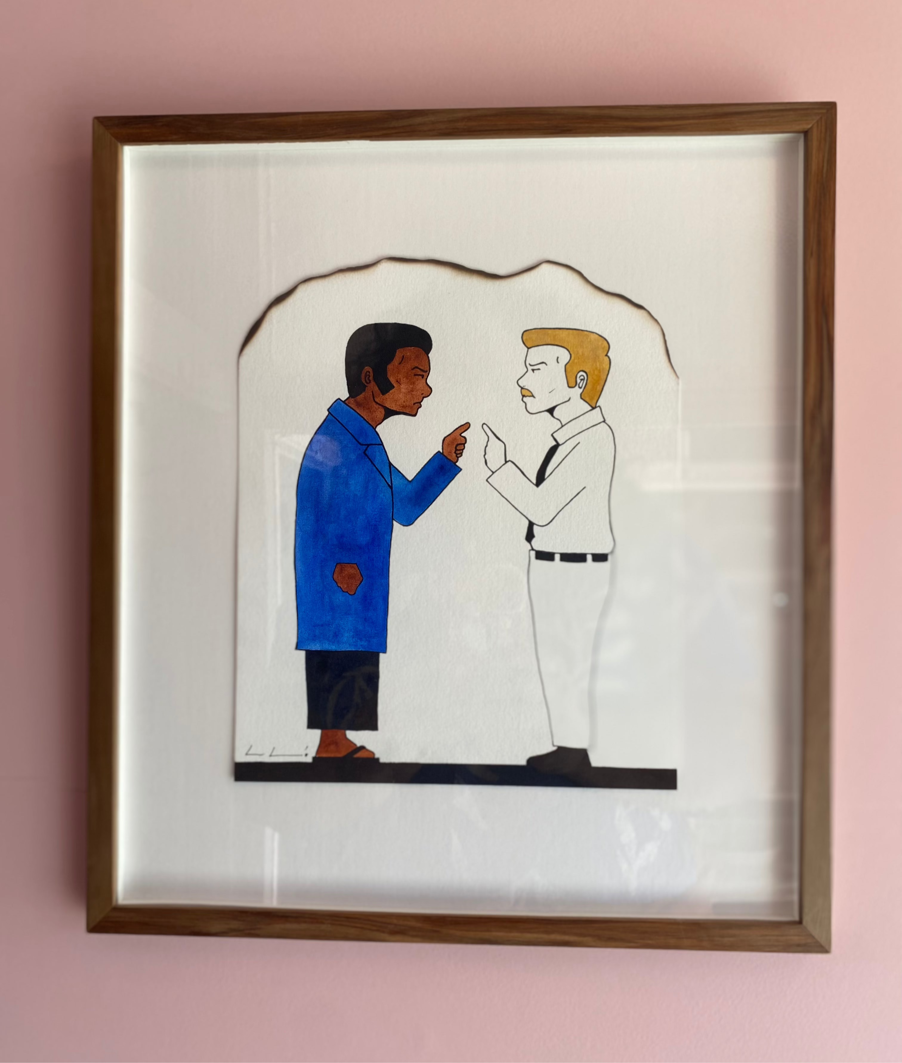 Unimagined Conversations Series- Original Paintings by Andy Leleisi'uao
