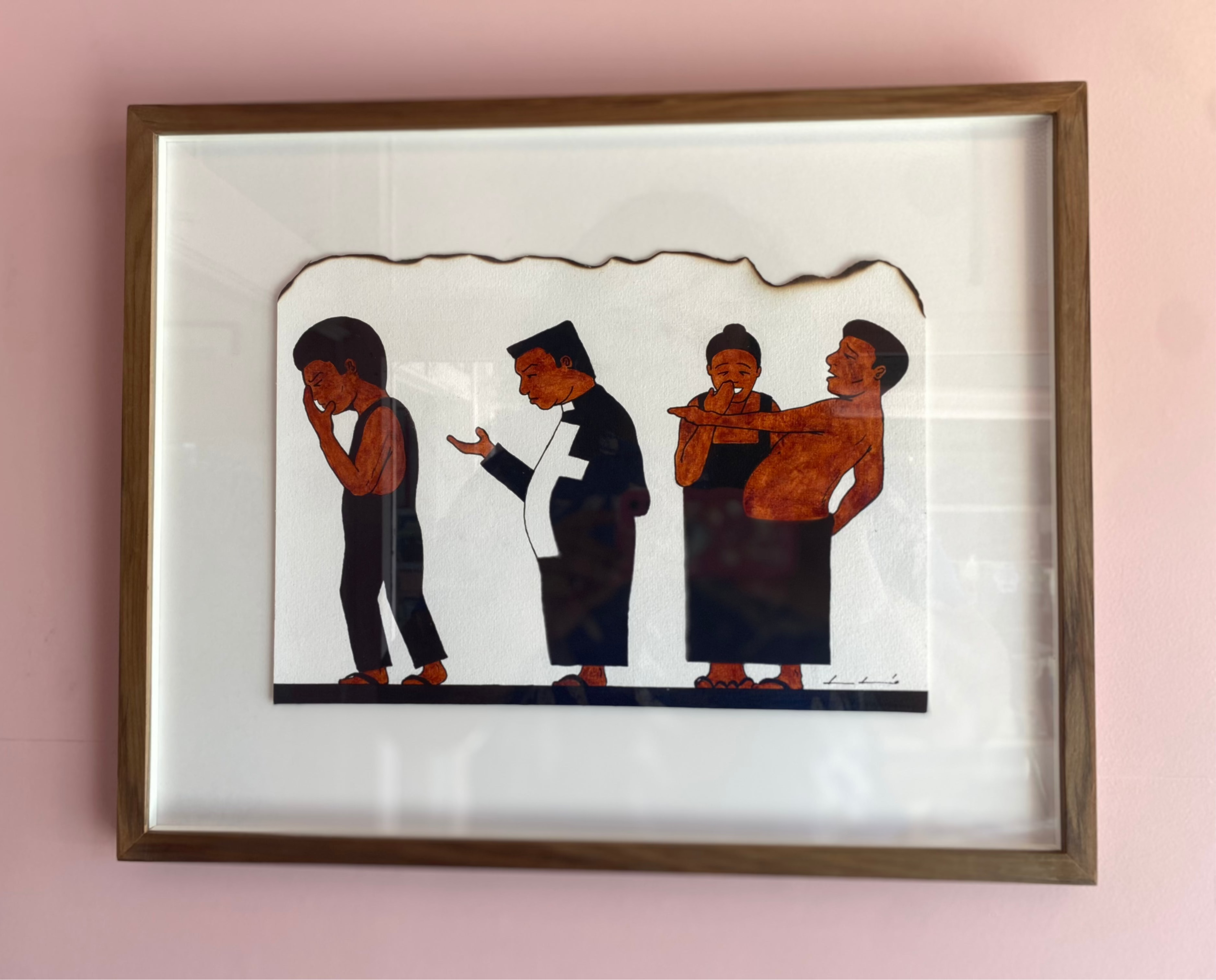 Unimagined Conversations Series- Original Paintings by Andy Leleisi'uao