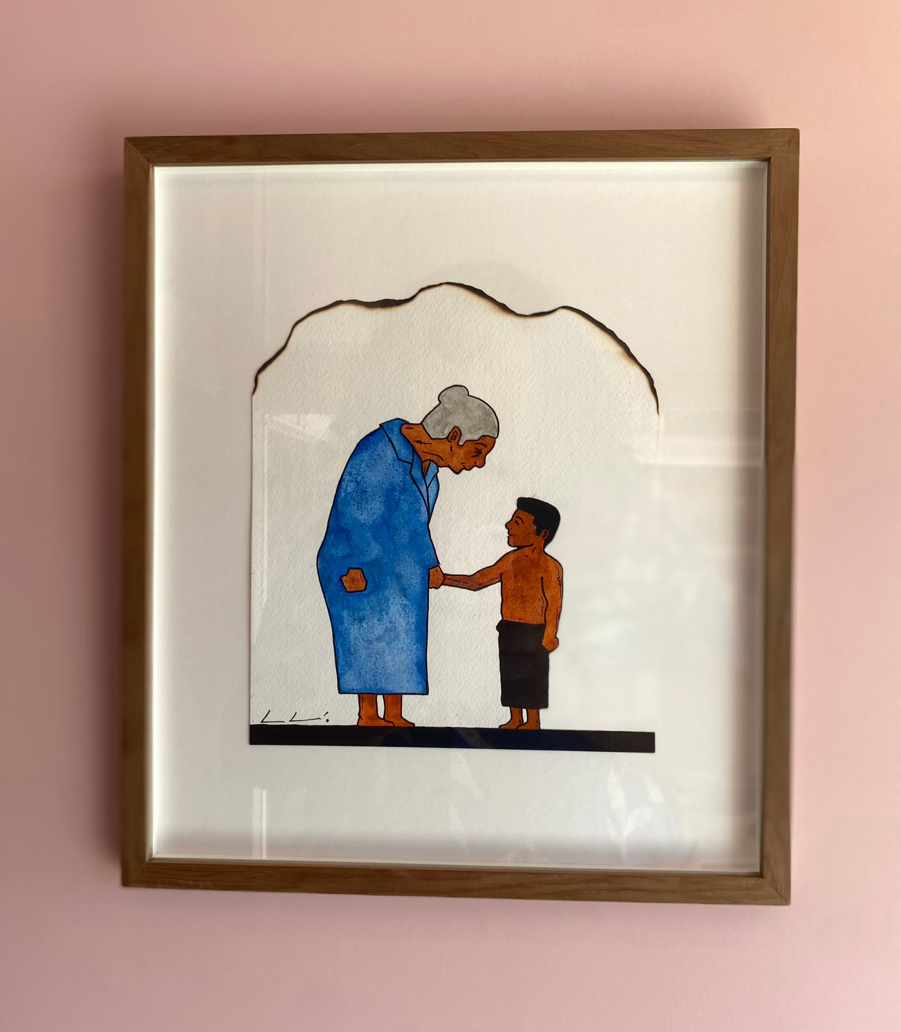Unimagined Conversations Series- Original Paintings by Andy Leleisi'uao