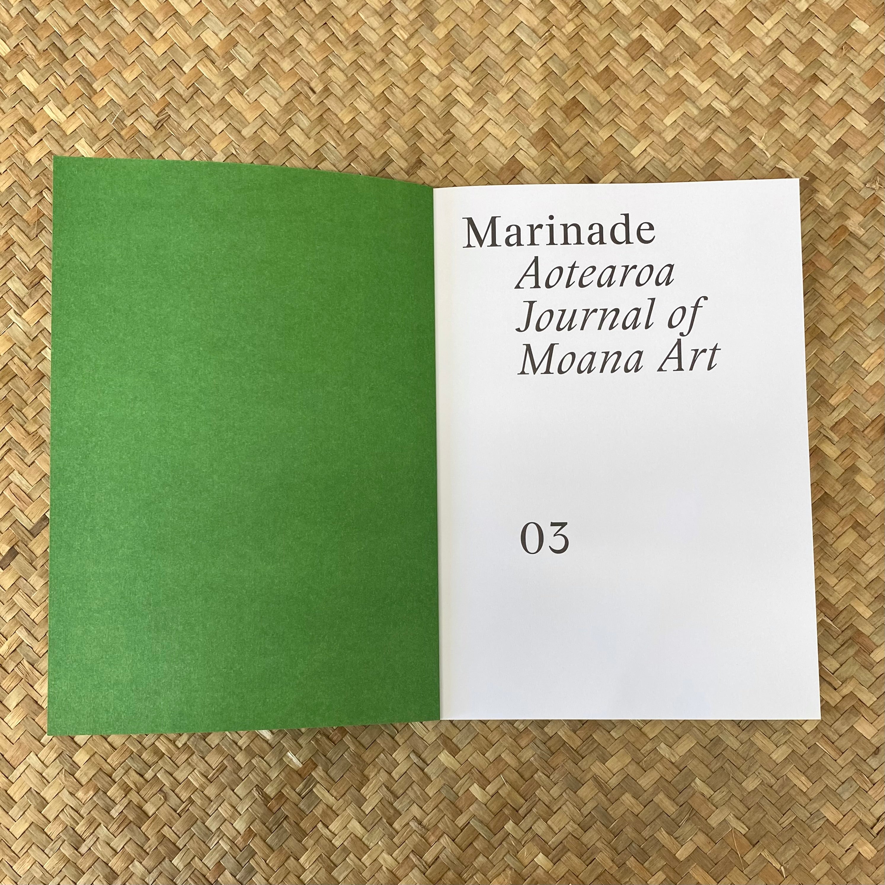 - BUNDLE - Marinade: Aotearoa Journal of Moana Art Issue 01, 02 & 03