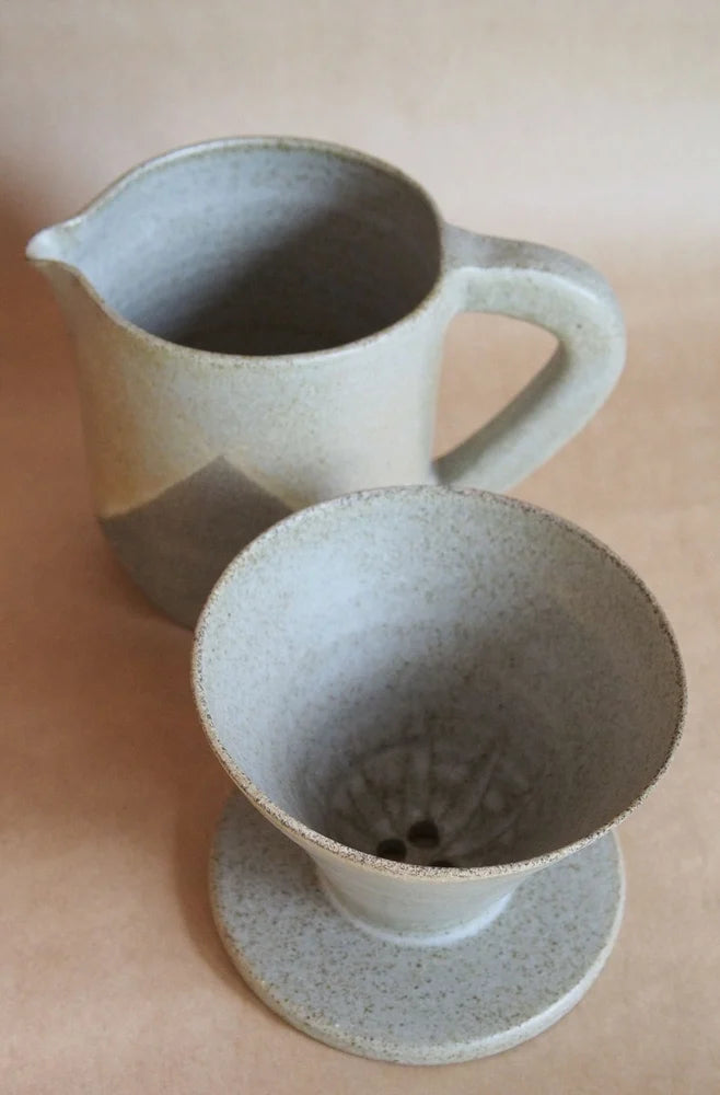 Pour over set - Kirikiri by THEA CERAMICS (Aotearoa Shipping Only)