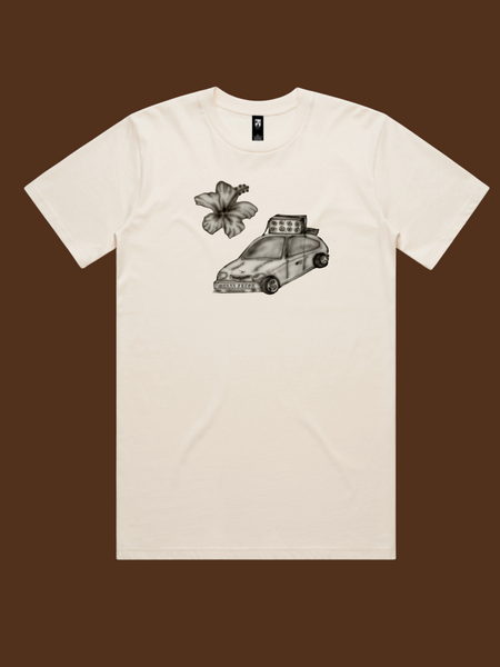 Moana Fresh Hibiscus Siren Car Adult Tee - Pre-Order