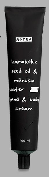 Harakeke Seed Oil and Mānuka Water Hand & Body Cream, 20ml Tube - Aotea