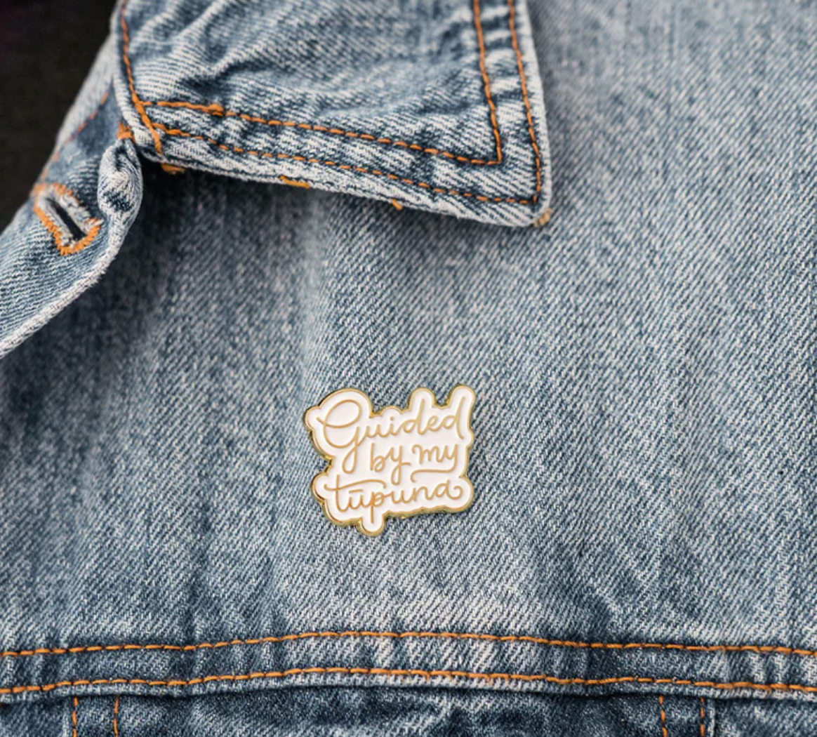 ʻGuided by My Tūpunaʻ Enamel Pin by Maimoa Creative