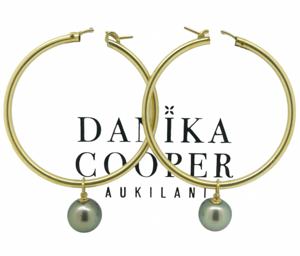 Kailua Hoop Earrings Gold Fill - Danika Cooper