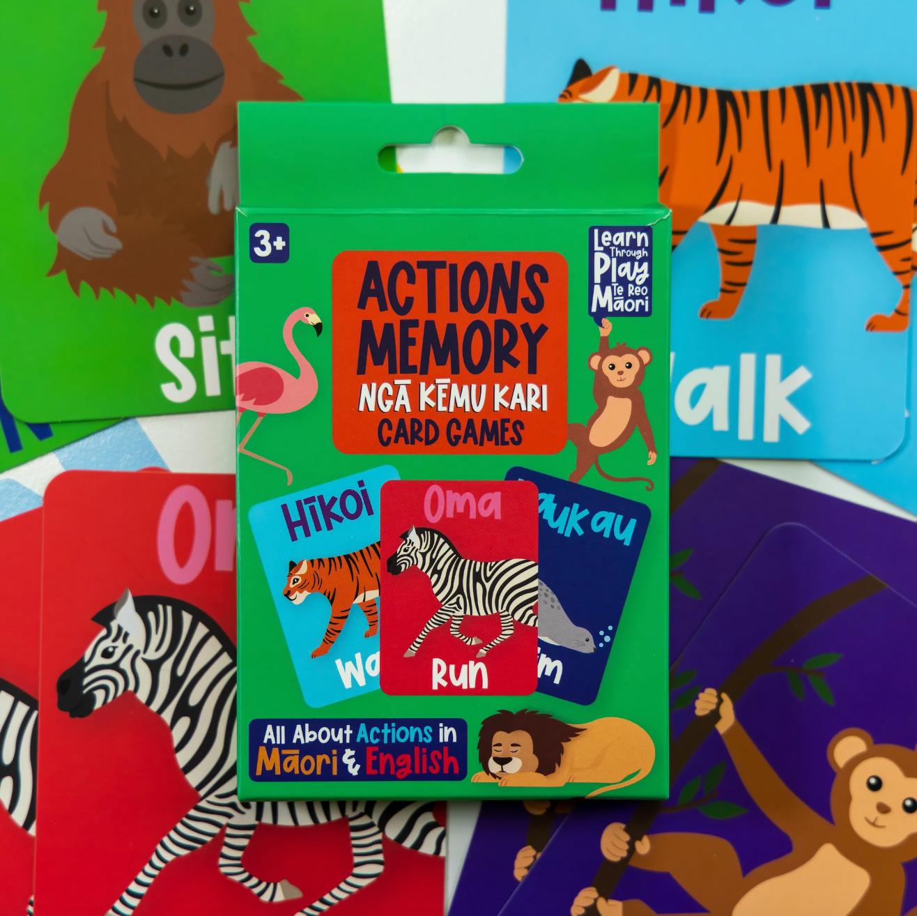 Memory Game Te Reo Actions -Ngā Kare-ā-roto by Koha Create