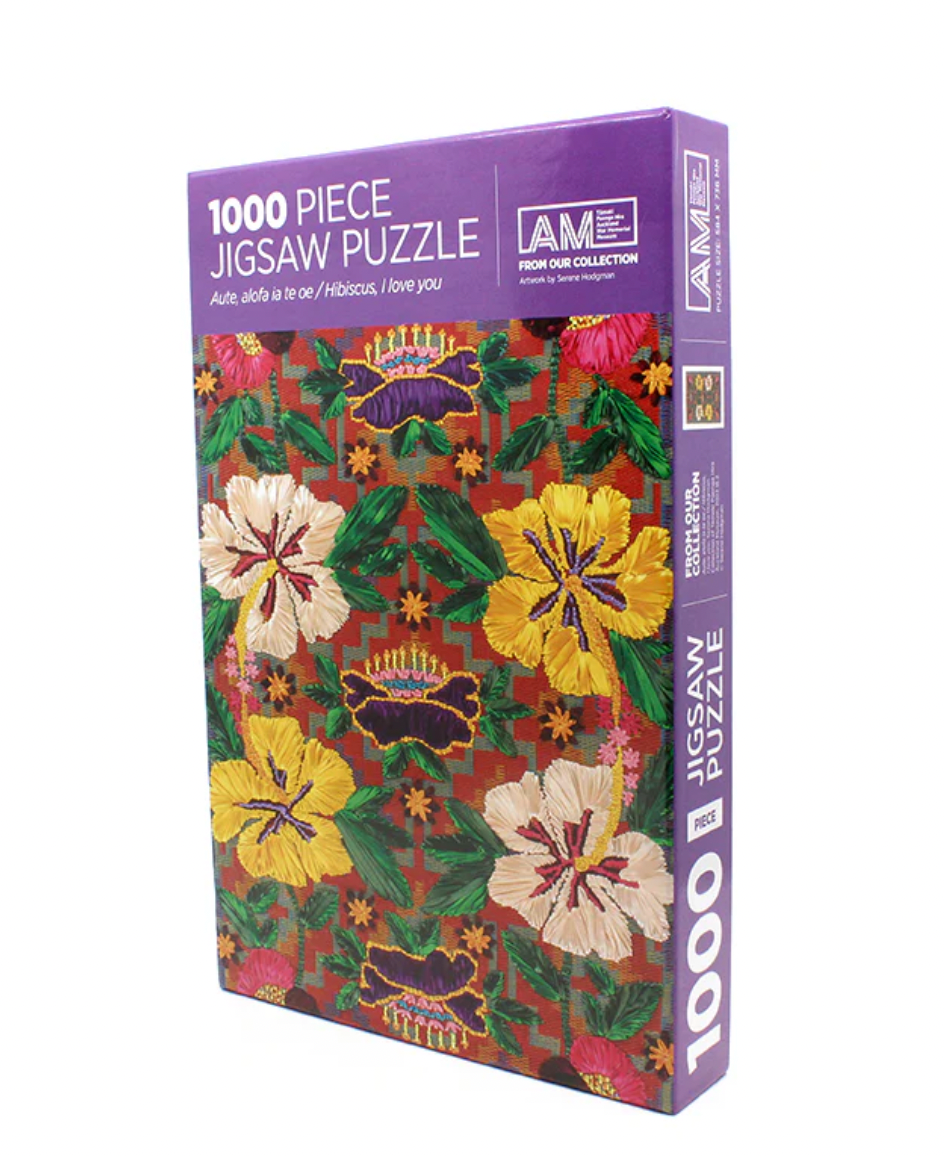 Aute, alofa ia te oe / Hibiscus, I love you - Serene Hodgman 1000 Piece Jigsaw Puzzle