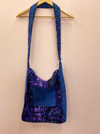 Tote Bag Medium - Purple with Front Pocket  - Moana Oa