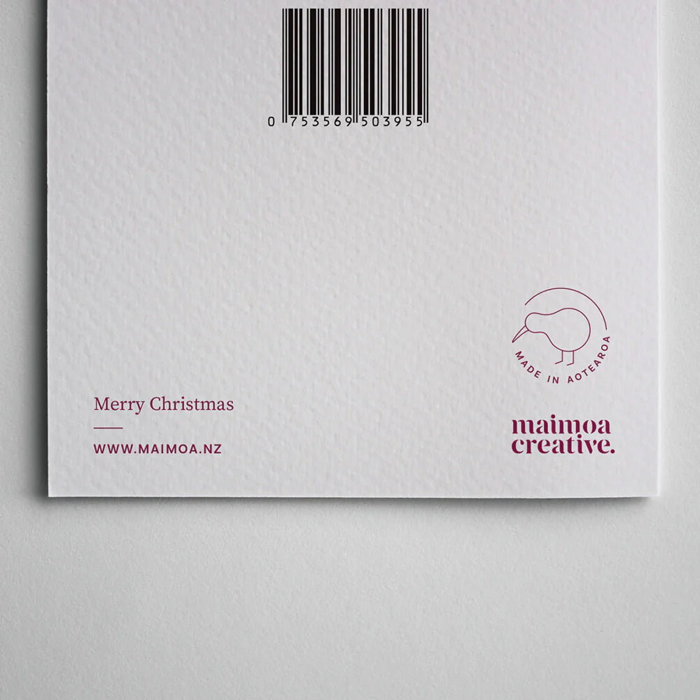 Meri Kirihimete - 'Merry Christmas' Greeting Card by Maimoa Creative
