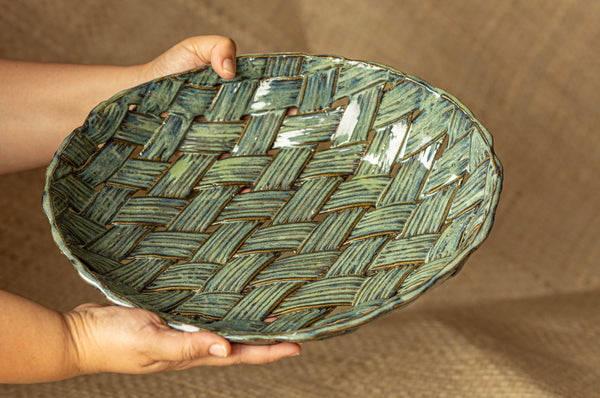 Oval Lalaga Platter by Form & Function Ceramics