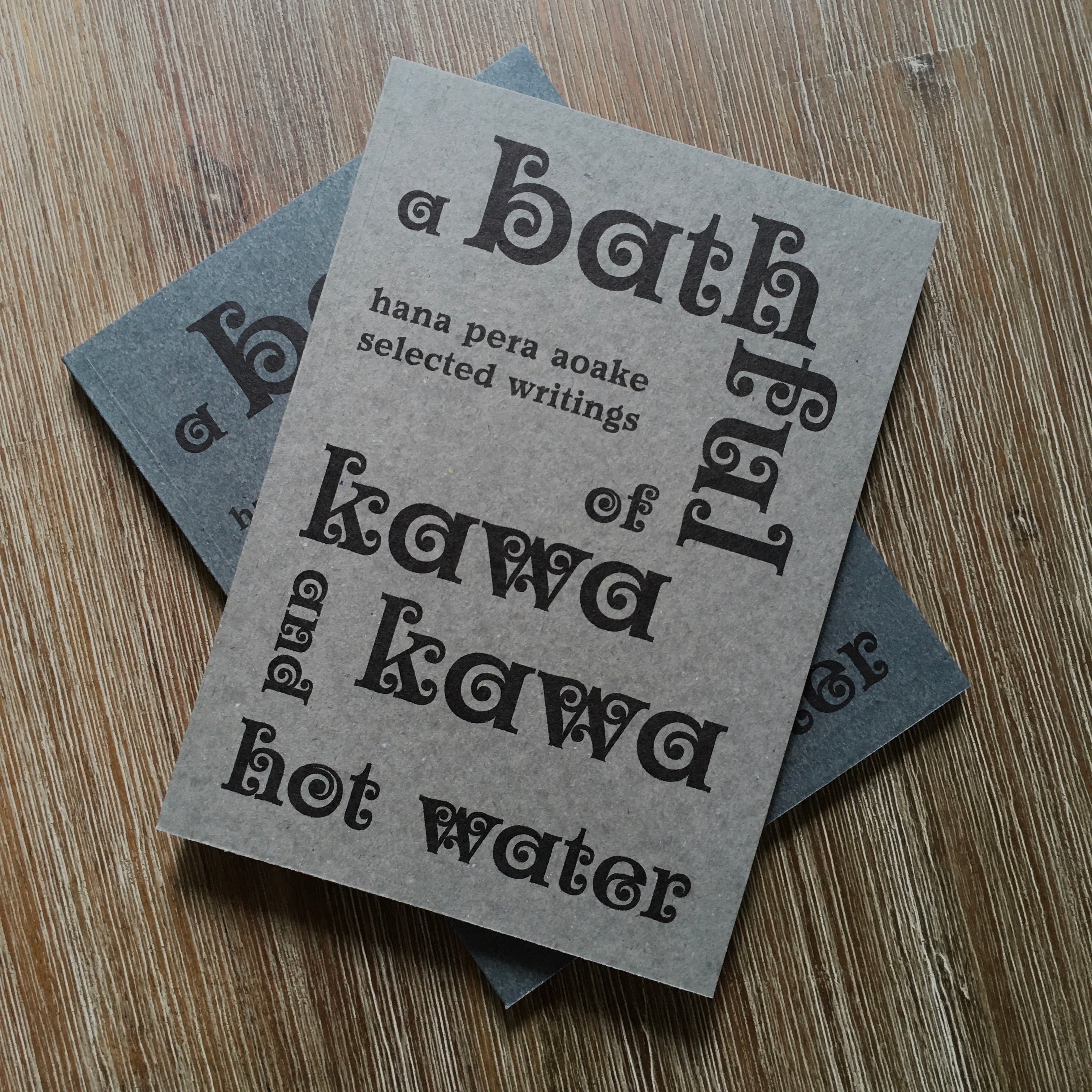 A bathful of kawakawa and hot water by Hana Pera Aoake